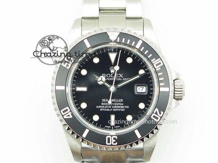 0517 SmoothTexture Day-Date 36mm 128239 SS Crystal BP Best Edition Black MOP Crystal Marker Dial on SS President Bracelet A 2681